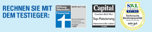Rechnen Sie mit dem Testsieger
