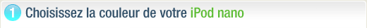 Choisissez la couleur de votre iPod nano